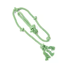 Tumbo Tough Tug Rope Dog Toy - (verde 5 Ft Long Strong And D