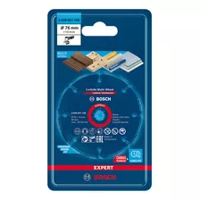 Disco De Corte Expert Carbide Multi-wheel 76mm Bosch Cor Azul