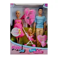 Muñeca Kiara Embarazada Familia Poppi Doll New B197 Bigshop