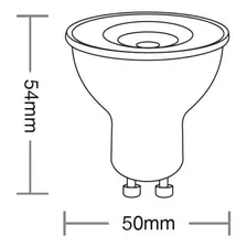 Lâmpada Led Dicróica Mr16 Tdl 50 7w Taschibra Kit Com 6 Pçs Cor Da Luz Branco-frio 110v/220v