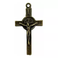 Crucifixo São Bento Para Produção De Terço 3,5cm100 Unidades