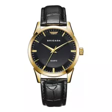 Relojes Para Hombre Classic Gold Black Business Casual Reloj