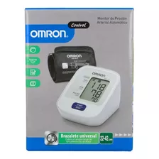 Omron Monitor De Presión Arterial De Brazo. Hem-7120 Color Blanco