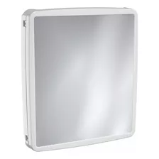 Armário Com Espelho Para Banheiro Branco - Sintex