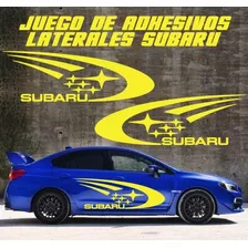 Sticker Adhesivo Laterales Puertas Subaru (par)