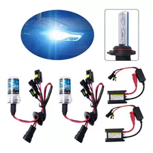 Kit Xenon Farol Automotivo Digital Hid H3 8000k Com Reator