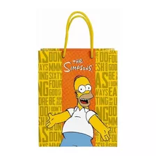 Bolsa De Papel Para Regalo Mediana Los Simpson Village