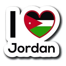 Mks0105 - Calcomanía De Bandera De Love Jordan, Para Automóv