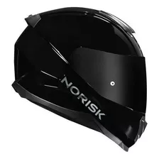 Capacete Moto Norisk Razor Preto Brilho Masculino Feminino Desenho Monocolor Tamanho Do Capacete 60