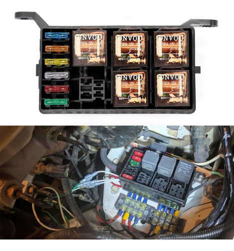 Aexpes Portafusibles Relay Holder Con Rels 40a + Rels Foto 3