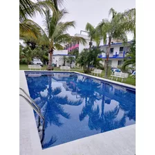 Hotel De Dos Niveles Con 14 Habitaciones Y Alberca En Tecolutla, Veracruz, Centro.