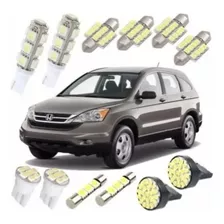 Kit Lampadas Led Crv 2007 2011 Luz Pingo Teto Placa Ré