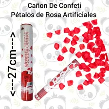 Cañon De Confeti Petalos De Rosa Artificiales / Fiestas 