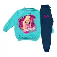 Conjunto Sudadera Barbie Para Niñas