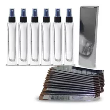 30 Vidros Para Perfume 50ml R. 18mm + Válvula Spray + Caixa
