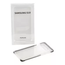 Funda Transparente Anti Impactos Para Samsung S10 Negro