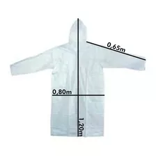 Kit 20 Capas De Chuva Transparente Descartável Tam. Único