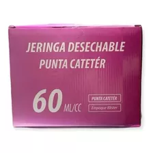 Caja X 25 Jeringa Punta Catéter 60ml