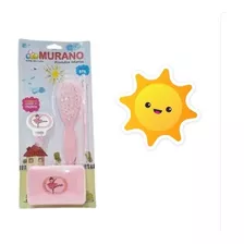 Kit Higiene Escova Pente Saboneteira Prendedor Menino Menina