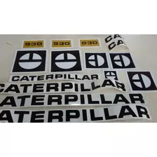 Kit Faixa Adesivos Pá Carregadeira Caterpillar 930