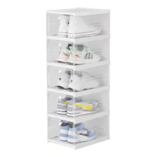 6 Unidades Organizador Zapatos Plegable Apilable Hasta T.44