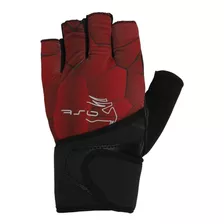 Guantes Para Gym Cabras Ast Wfl-730 Alto Impacto Piel Rojo