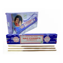 Incenso Indiano Massala Nag Champa Satya Sai Baba 15g 