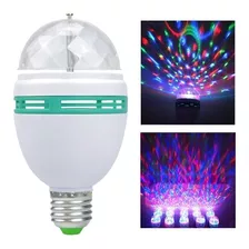 Lâmpada Led Giratória Colorida Globo De Luz + Festa Soquete