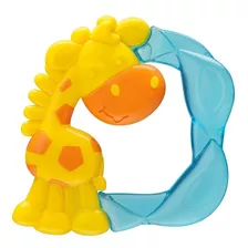 Mordillo De Bebé Jerry Giraffe Water Teether Playgro Color Amarillo