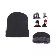 Gorro Invierno Hombre Mujer De Lana Forro Interior Termico