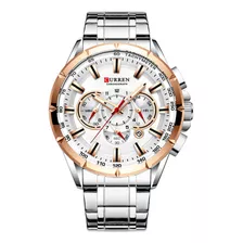 Reloj De Pulsera Con Cronógrafo Impermeable Curren Fashion M