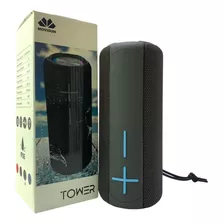 Parlante Bluetooth Movisun Tower Negro Portátil Resiste Agua