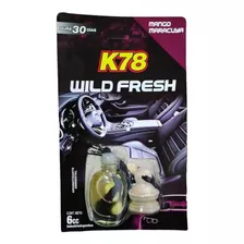 Aromatizante Difusor Perfume K78 Wild Fresh Auto Colgante Color Mango Y Maracuya Fragancia Mango Maracuya