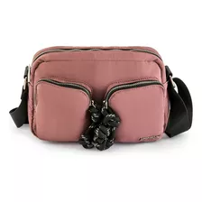 Soleil Cartera Bandolera Rosa Viejo