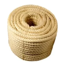 Corda De Sisal 16mm 10 Mts Natural Decoração Decks Artes Top