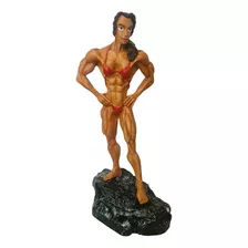 Estatueta Mulher Fisiculturistas - Musculação - 32 Cm