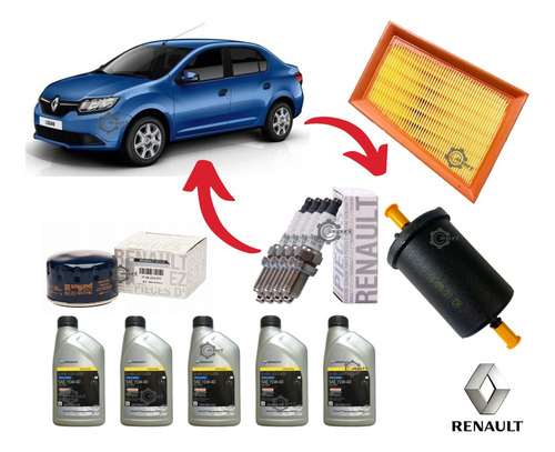 Kit Afinacin Renault Logan 2015-2016 1.6l Original Foto 2