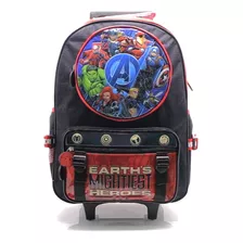 Mochila Avengers Vengadores Con Carro 18 PuLG. Sp684