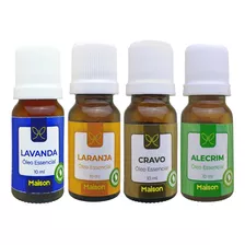 Oleo Essencial 100 % Puro - Compre 3 Leve 4 - 10 Ml - Maison