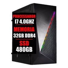 Pc Gamer Ddr4 Intel Core I7 4.0ghz / 32gb Ram / Ssd 480gb