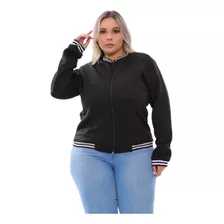 Jaqueta Feminina Bomber Plus Size Casaco Blusa Frio 36 Ao 52