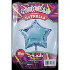 Set Pack Globos Estrella Metalizados 45cm X 5 Un.