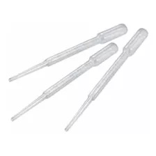 Pipetas Pasteur Plasticas De 3 Ml X 100 Unidades Paralwall