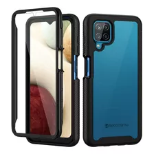 Funda Para Galaxy A12 Con Protector De Pantalla