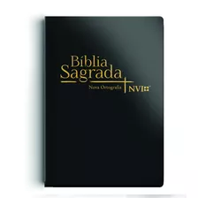 Bíblia Nvi Grande Novo Testamento - 2 Cores Capa Semi Luxo Preta, De Sbi. Geo-gráfica E Editora Ltda, Capa Mole Em Português, 2020