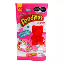 Panditas Cursis Ricolino Con Corazones De Gomita 22pz 330g