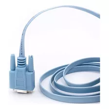 Cabo Console Cisco Serial Db9 Fêmea X Rj45 Macho Cor Azul