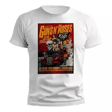 Remera Guns And Rose Poster Diseño Exclusivo