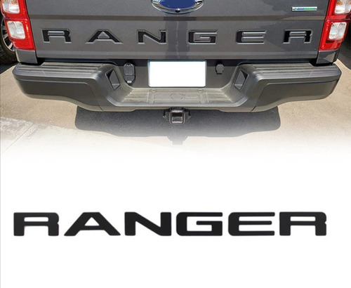Emblema Adhesivo Portalon Ford Ranger 2019-2020 Negro Foto 2