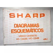 Esquemario Antigo Sharp Vídeo Cassete Cod. 399
